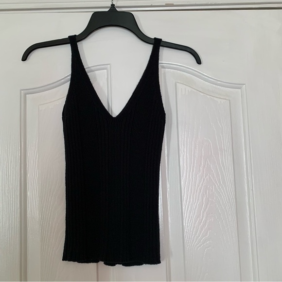 Women’s Anthropologie Ribbed Knit Scoop Neck Tank Top - Picture 1 of 3